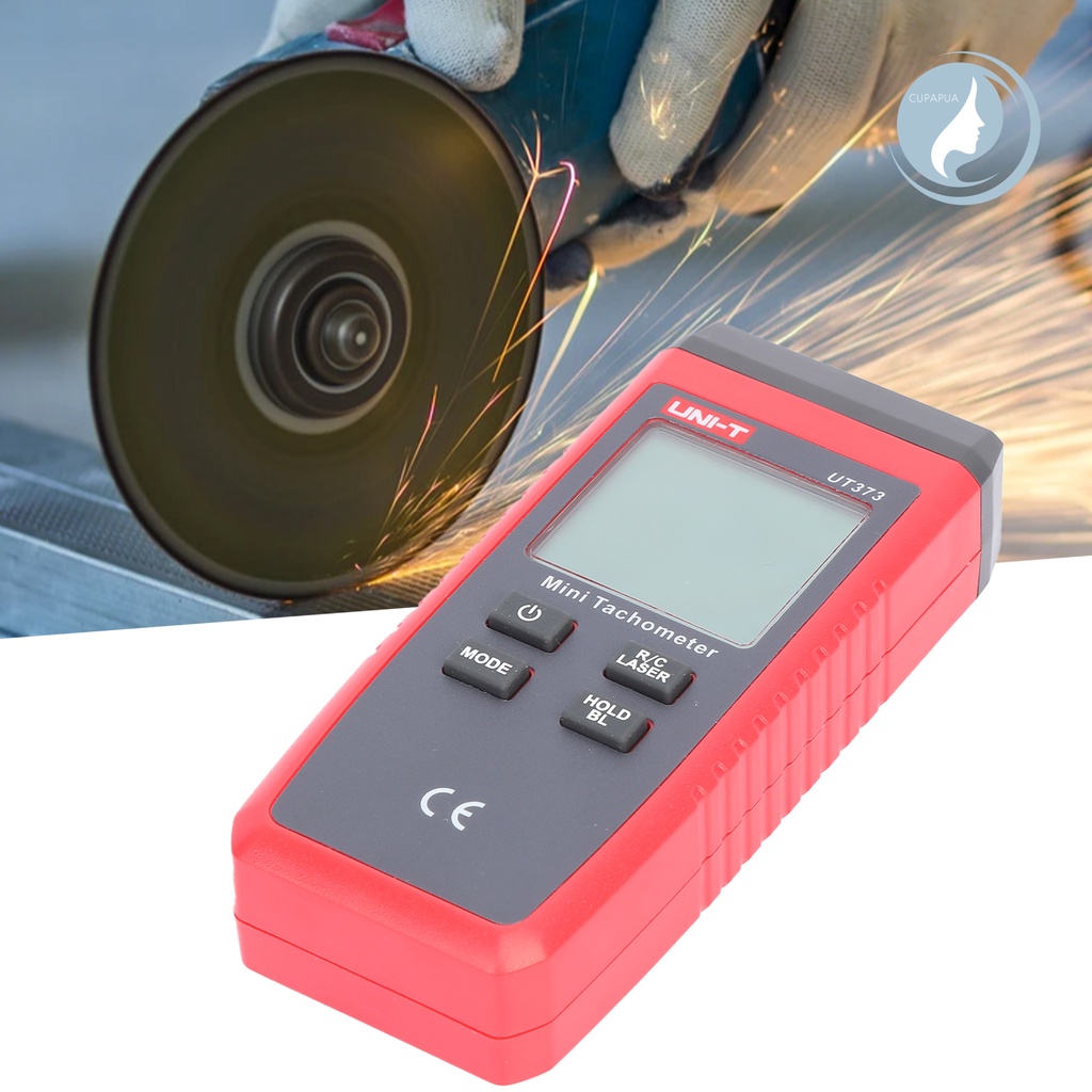 UNIT UT373 Tachometer Auto Range Calibration Test Tools Mini Laser