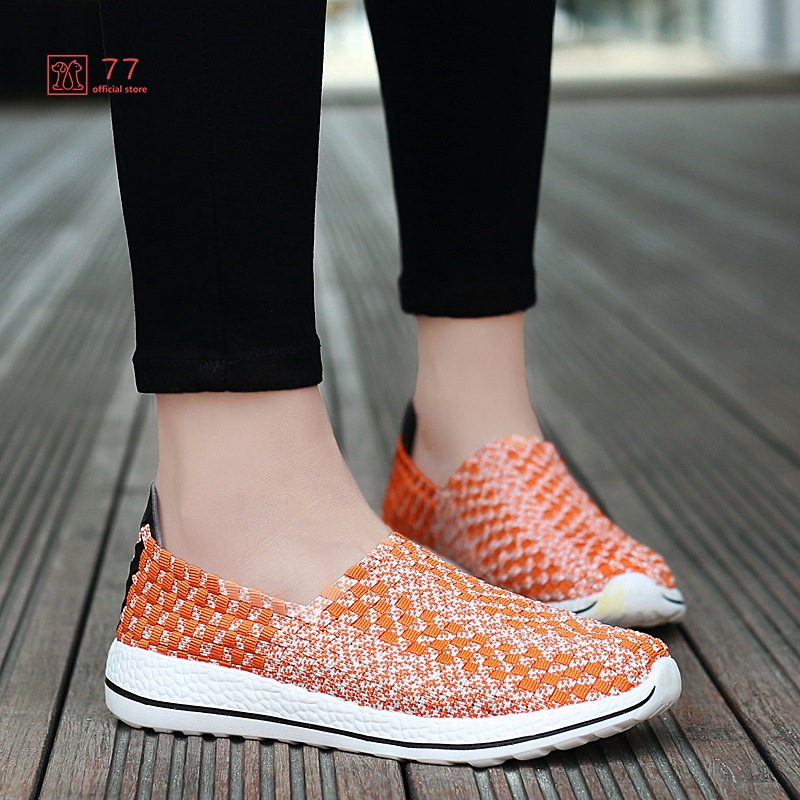 Quick Delivery Leisure Allmatch Handmade Woven Shoes Flat