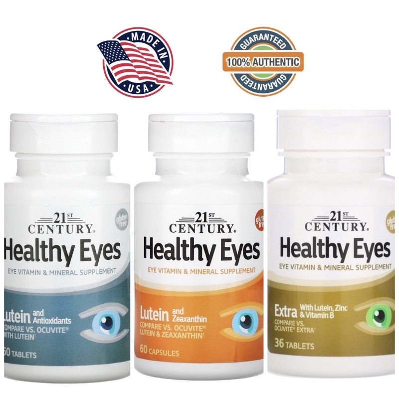 21st Century Healthy Eyes, Lutein & Antioxidants 60 Tabs, Lutein ...