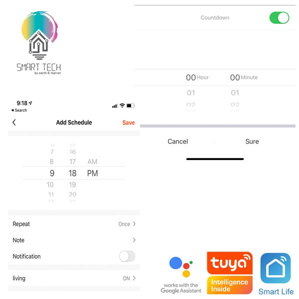 SMART TECH Tuya Smart Switch NO Neutral Wifi / Smart Home / WIFI Light Switch / Smart Wall Light Switch — view 6