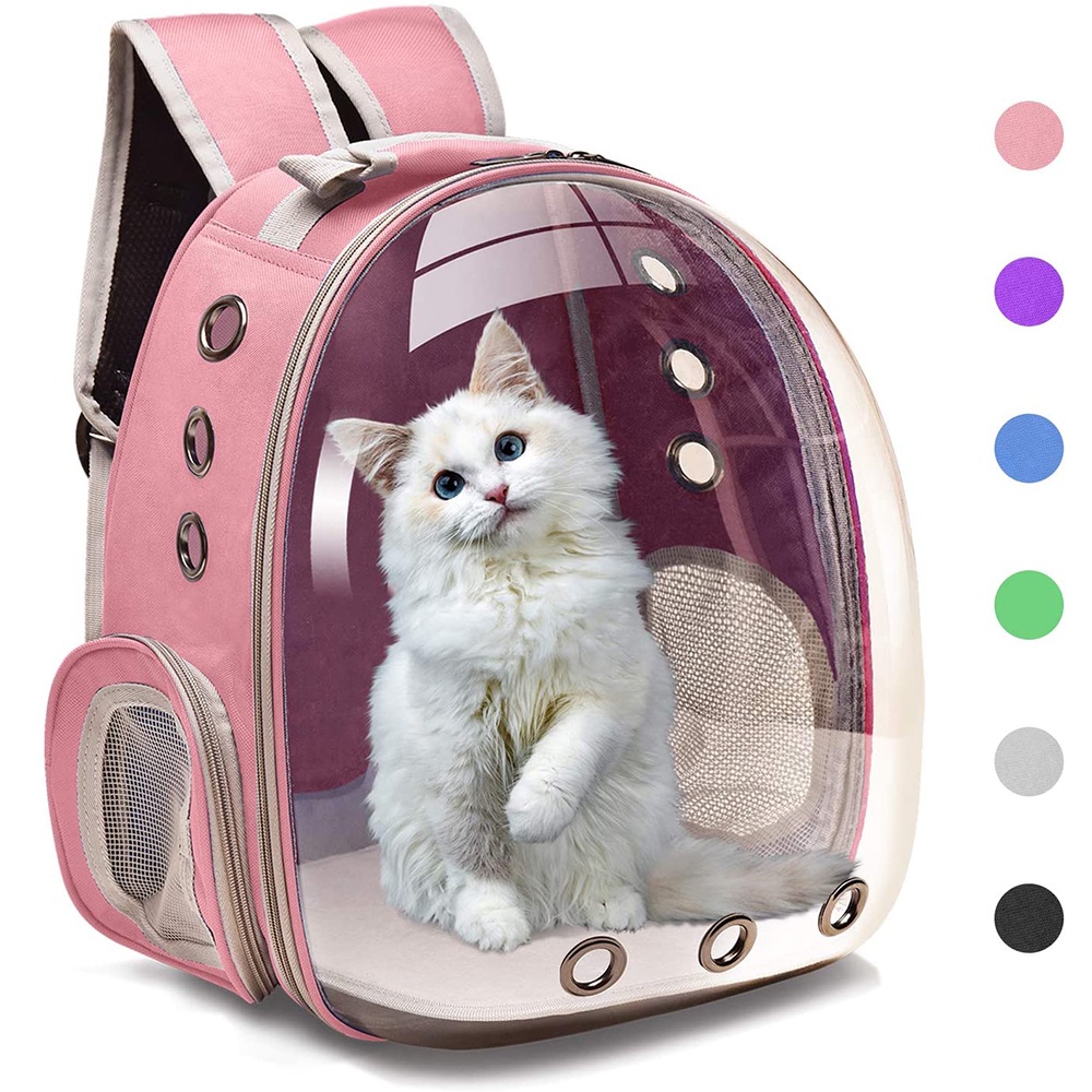 【Fast Shipments】Transparent cat bag pet space capsule backpack cat
