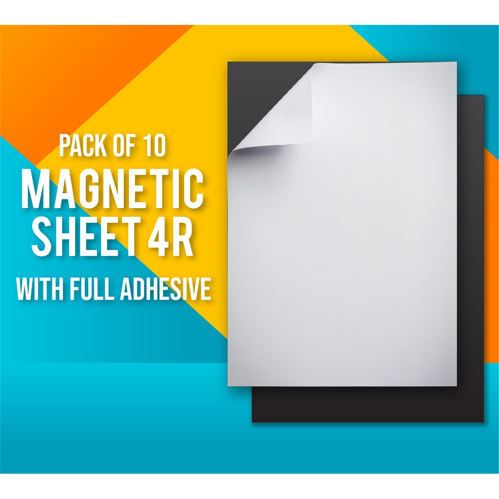 Magnetic Sheet A4/4R Size Ref Magnet (10 Sheets/Pack) | Shopee Philippines