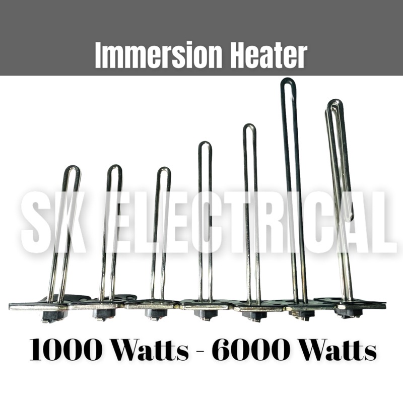 ELECTRIC IMMERSION HEATER 1000 Watts 6000 Watts SK Shopee Philippines