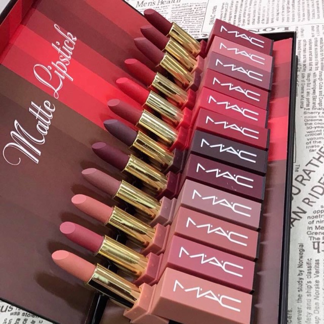 mac matte lipstick set