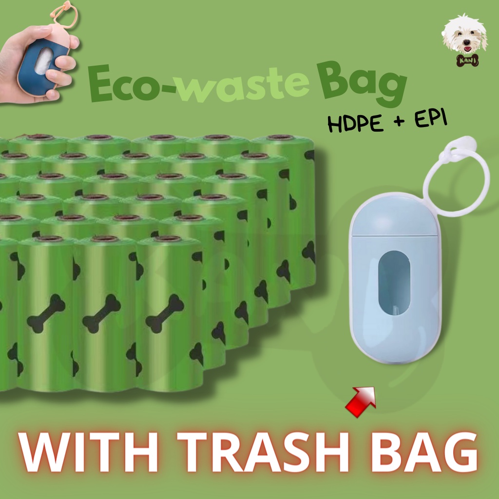 10 Pcs Biodegradable Eco-friendly Pet Waste Bag