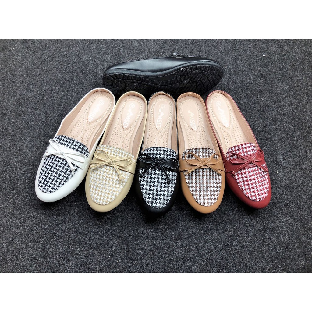 Korean Women Flat shoes Loafers Mules Half shoes 71A Shopee Philippines