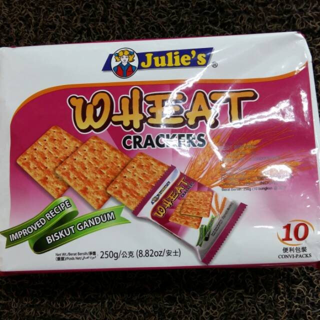 Julie's WHEAT CRACKERS 250gr Shopee Philippines