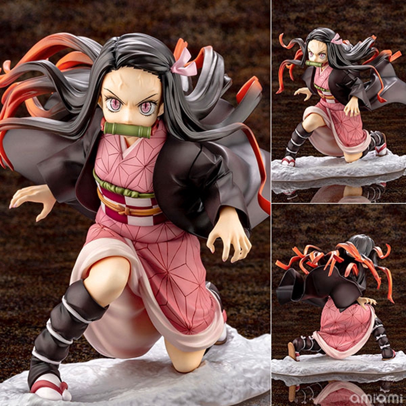 Kimetsu No Yaiba Vol 1 Mini Pvc Figure Toy No Box Set Anime Demon Slayer 3pcs Action Figures Toys Games