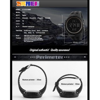 SKMEI Conquer 1251 50m Waterproof Men's Digital Sports Watch #6