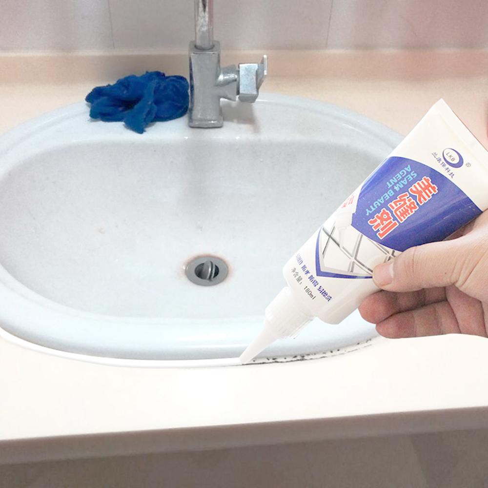 180ml Waterproof Mould Proof Ceramic Tile Glue Sealant Wall Tiles Floor Agent Repair Tile Fill Joint