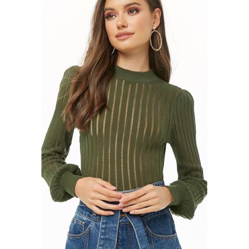 olive sweater