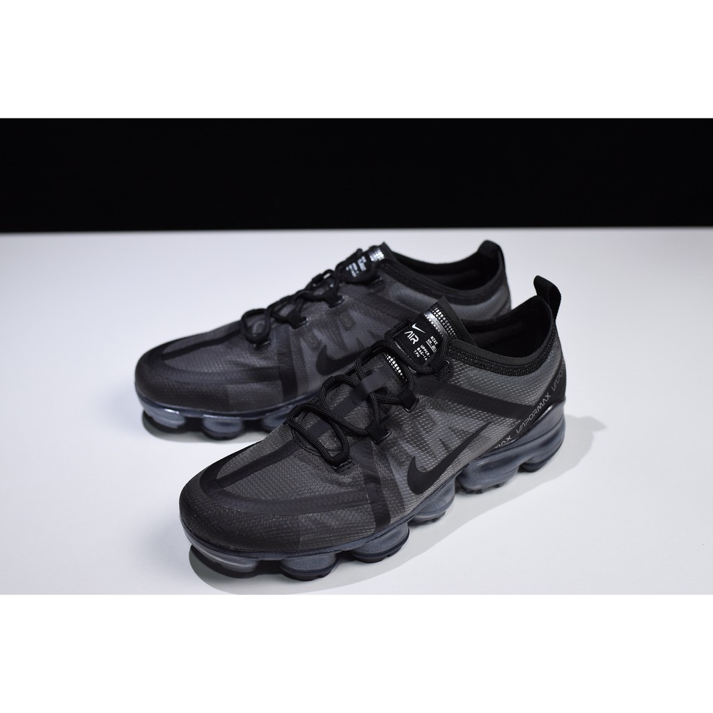 black and gray vapormax