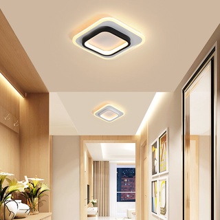 Corridor lights modern simple personalized entrance hall lights black and white balcony cloakroom ceiling lights #4