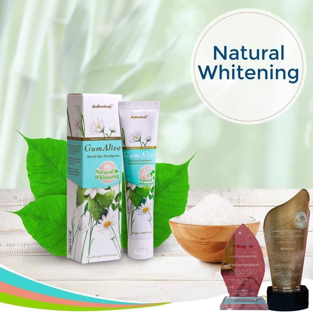 GUM ALIVE TOOTHPASTE ( NATURAL WHITENING 100G) Shopee Philippines