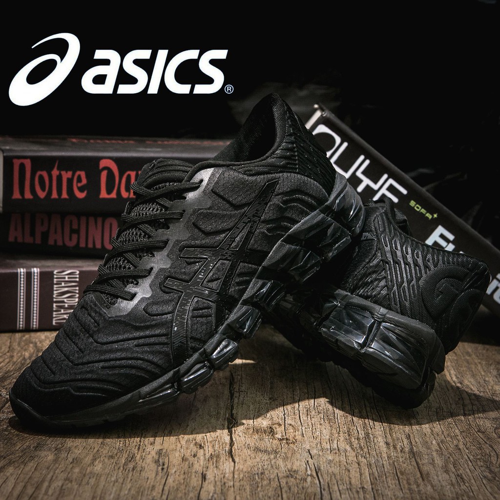 asics shock absorbing running shoes