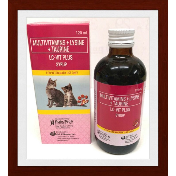 LC VIT PLUS Syrup Cats for adult & Kitten. Shopee Philippines