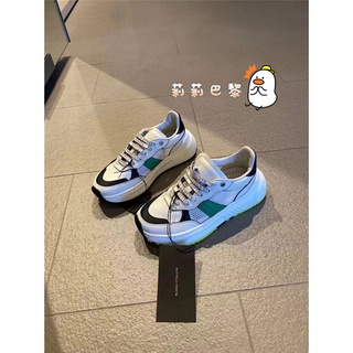 DAD SNEAKER IN COLORFUL CALFSKIN AND BREATHABLE MESH
