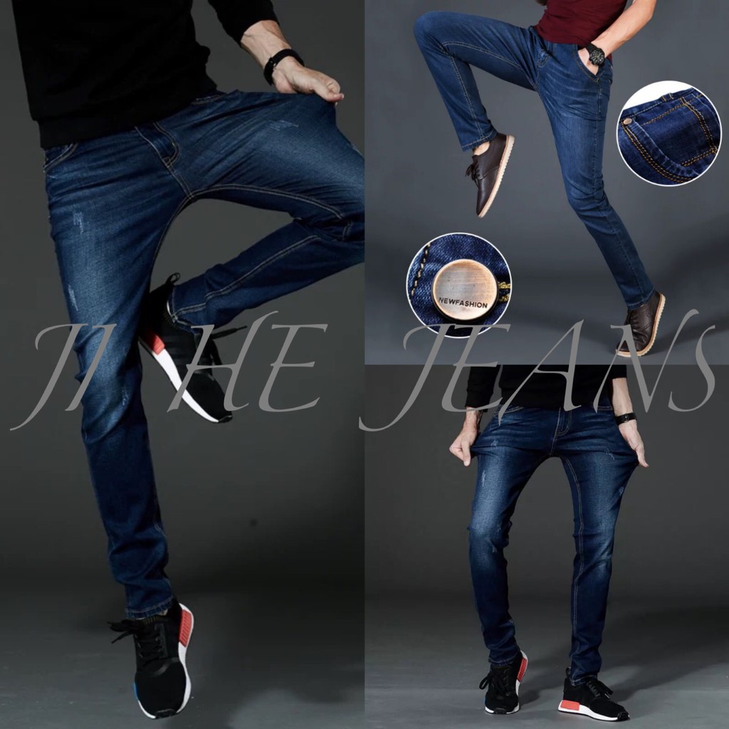 men's slim straight pants