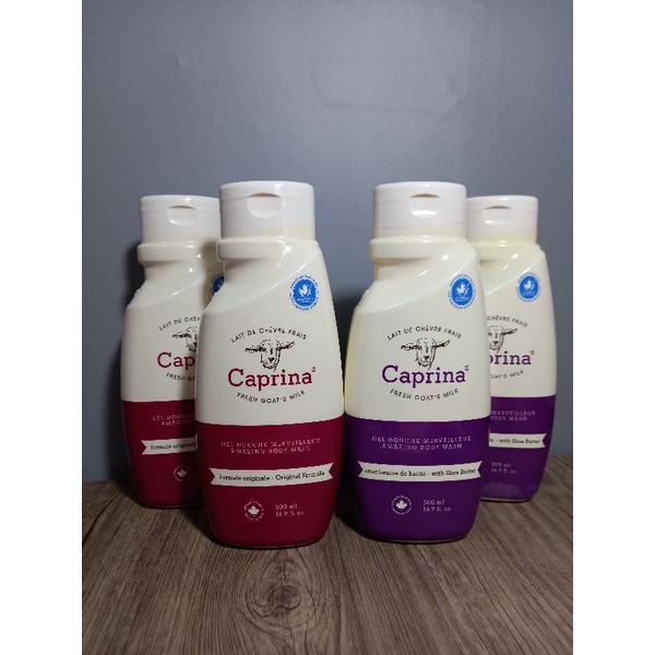 Caprina Fresh Goat's Milk Amazing Body Wash 500ml Shopee Philippines
