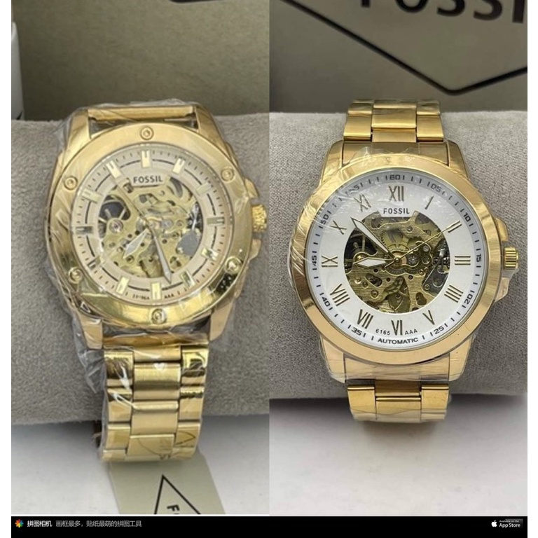 fossil Watch Waterproof Automatic watches for men Wristwatch Stainless  steel watch Silver | Shopee Philippines