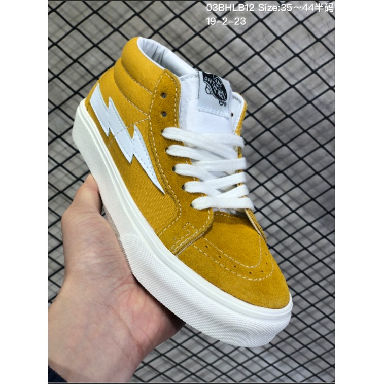 yellow lightning vans