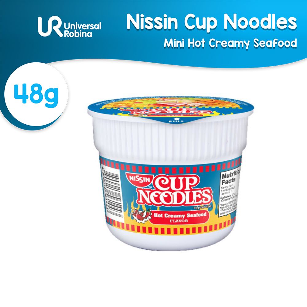 Nissin Cup Noodles Mini Hot Creamy Seafood - (48G) | Shopee Philippines