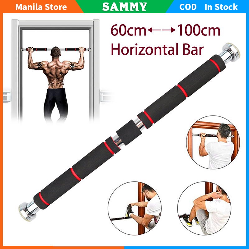 body builder equipment Home Horizontal Bar 200kg Adjustable Door Pull ...