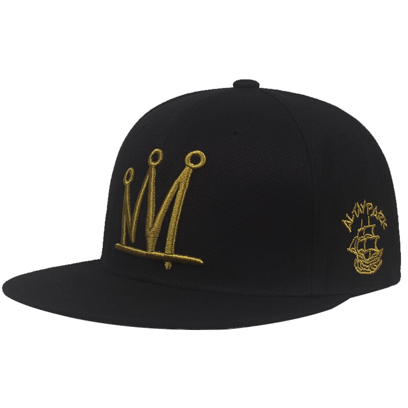 baseball cap with crown