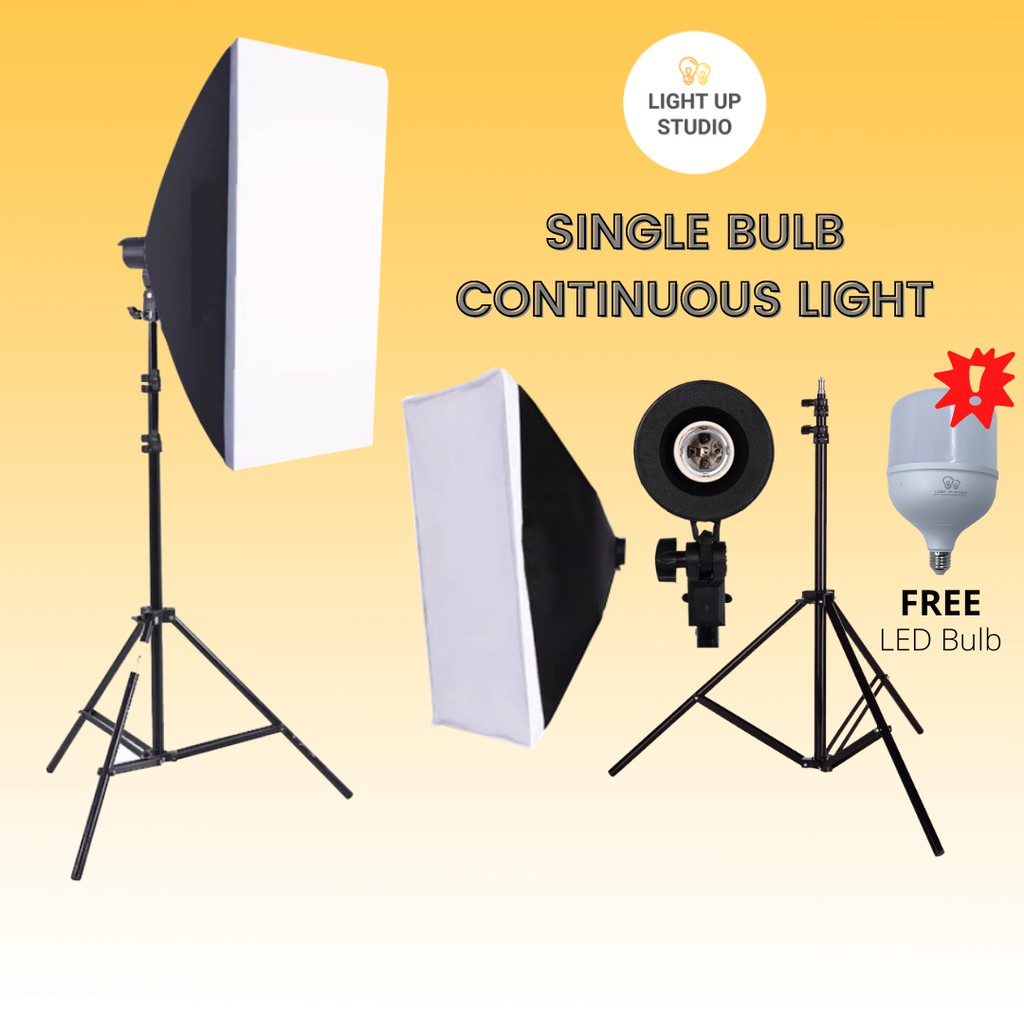 Studio Light 50x70cm Softbox Continuous Lighting | Shopee Philippines