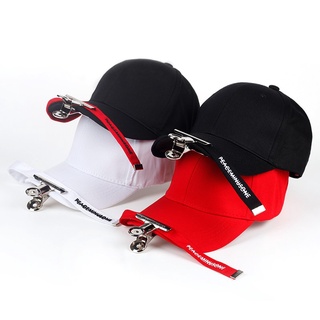 New Korean fashion long back strap Send clip baseball cap unisex cotton snapback hip hop hat #3
