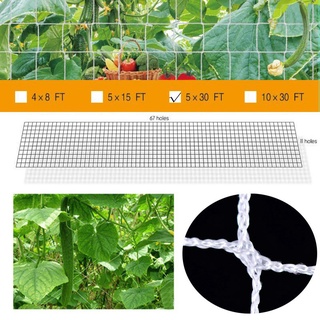 1.67X10M Plant Trellis Netting Heavy-Duty Polyester Plant Support Vine Climbing Hydroponics Garden Net Accessories #2