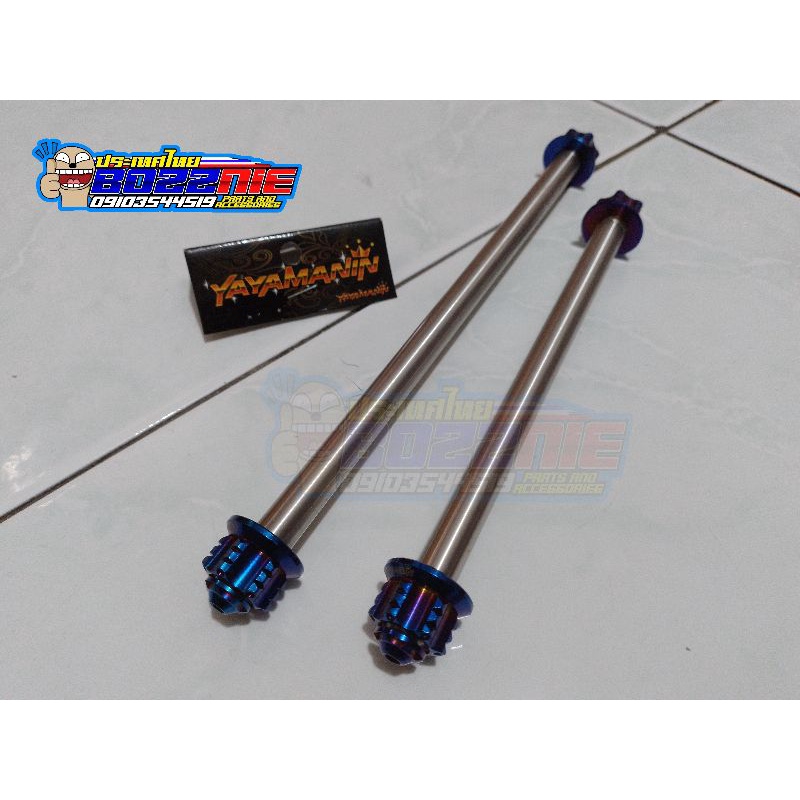 Yayamanin axle set Raider150 carb/Raider150fi | Shopee Philippines