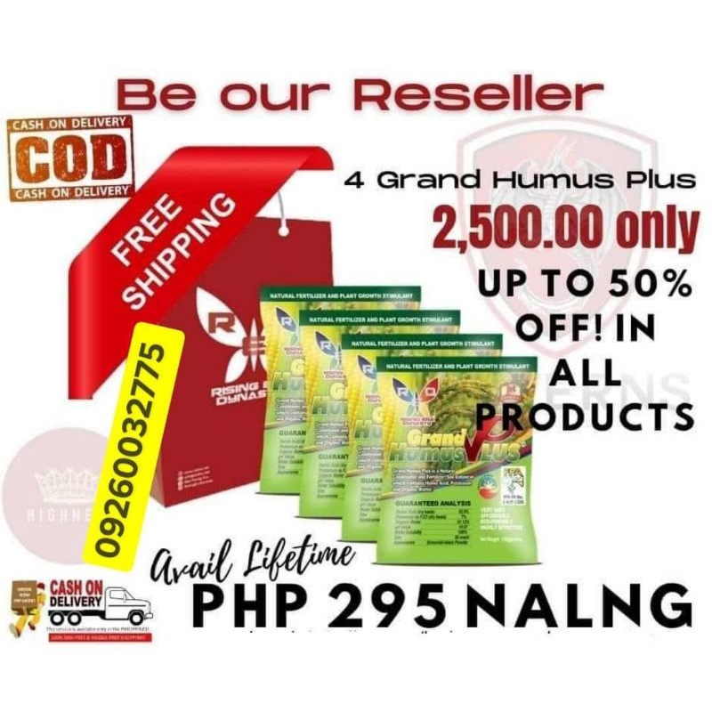 Grand Humus Plus Bundle Package (6GHP with coupon) Shopee Philippines