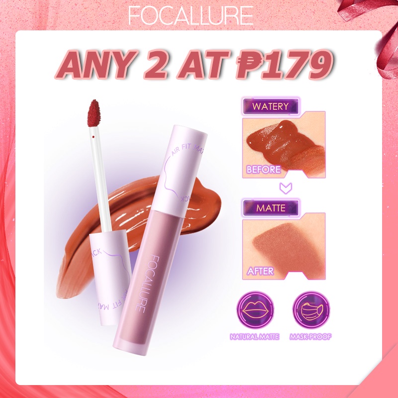 FOCALLURE SwitchMode Airy Matte Tint LongLasting TransferProof Lip