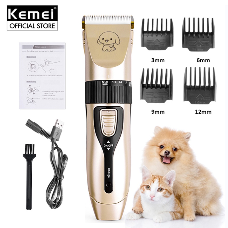 KemeI Electric Razor For Dogs/Cats Hair Clipper Reachageable Trimmer ...