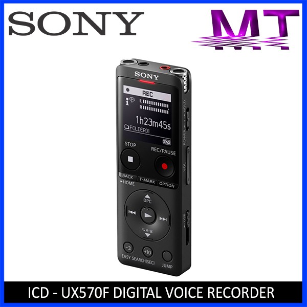 Sony ICDUX570F (Stereo) Digital Voice Recorder UX Series Shopee