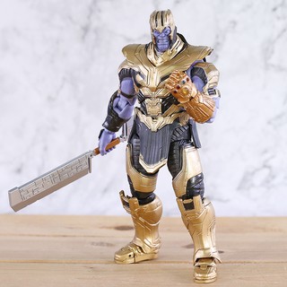 Marvel Avengers 4 Endgame Thanos Movie Action Figure Infinity Gauntlet Toys Doll Collectable Legends Shopee Philippines - thanos inf glove roblox
