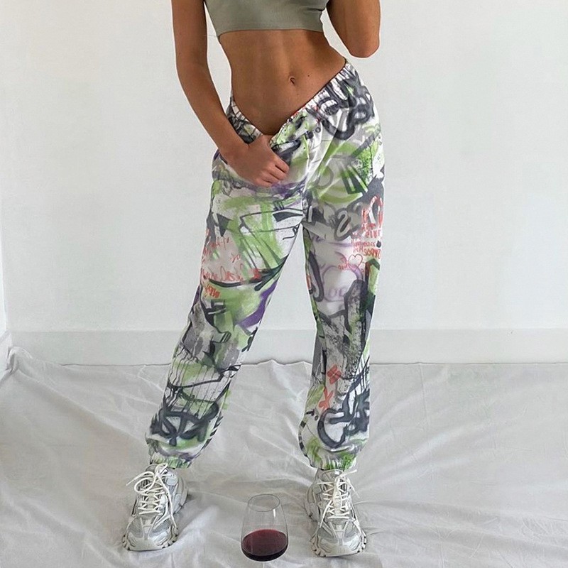 baggy camo joggers womens