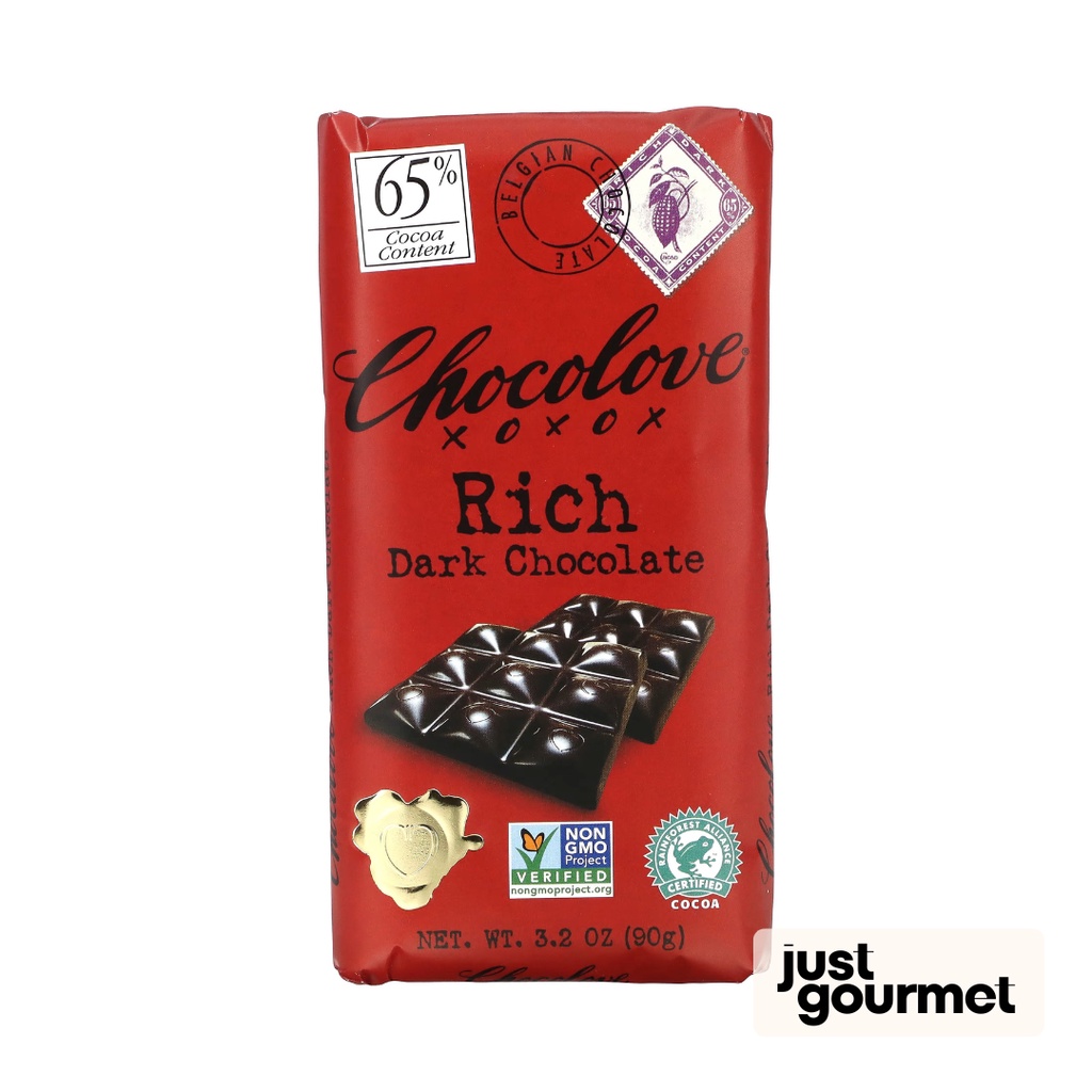 Chocolove Rich Dark Chocolate Bar 65% Cocoa 90g | Shopee Philippines