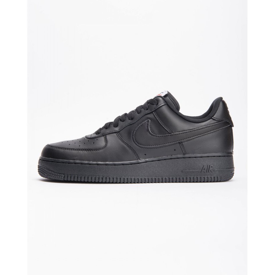 air force 1 all black white swoosh