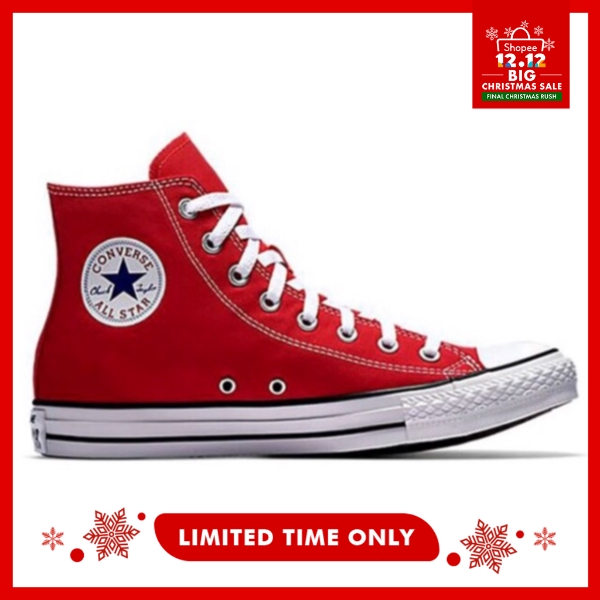 converse red high cut