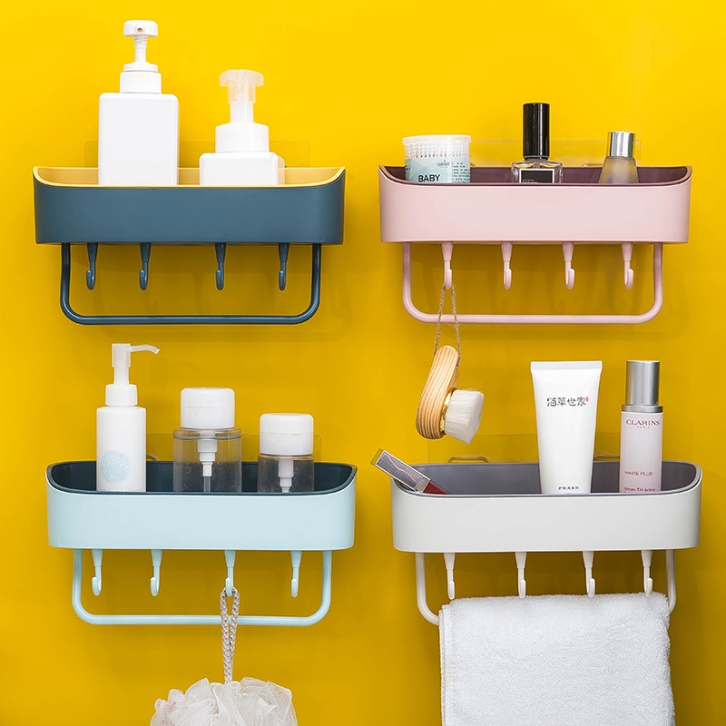 wall mounted bathroom rack