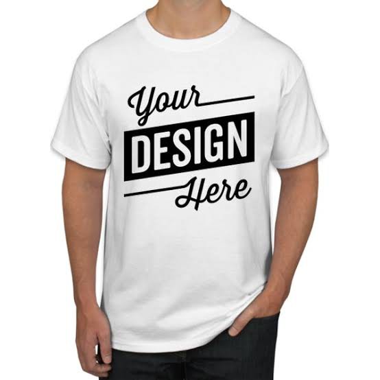 Personalized T-Shirt Roundneck A4 Size Vinyl or Direct to Film Print ...