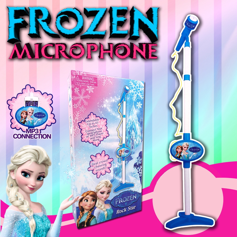 kids toys for girlsFrozen And Super Star Microphone Light Stand