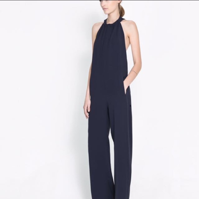 zara basic jumpsuit