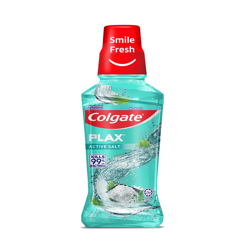 Colgate Plax Active Salt Antibacterial Mouthwash 250ml