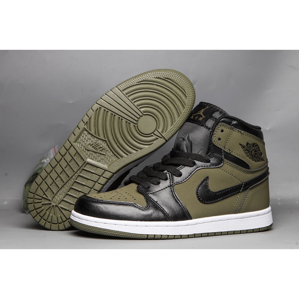 army green jordan 1