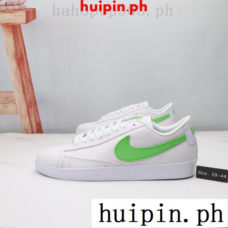 nike blazer green white