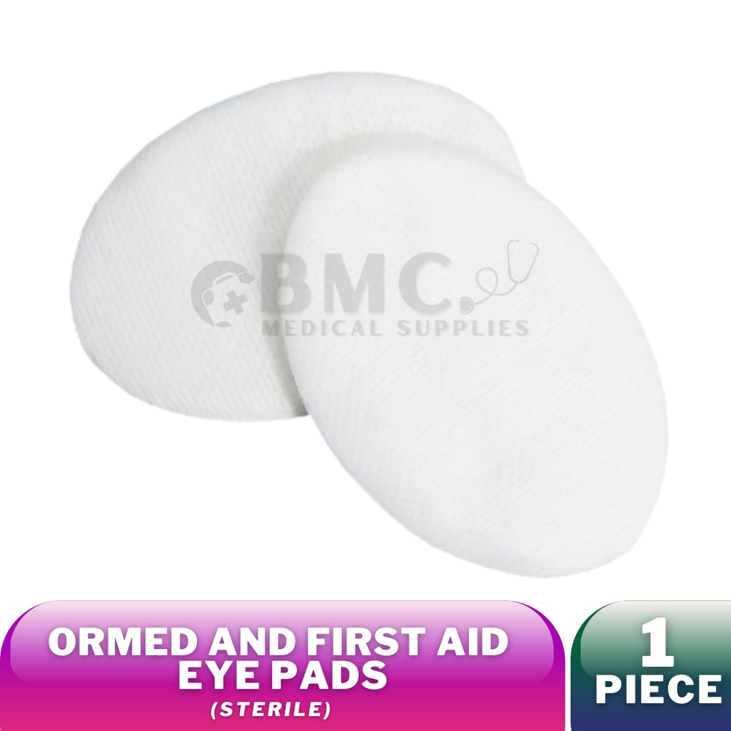 ORMED STERILE EYE PADS 4X6cm ( SOLD PER PIECE) Shopee Philippines