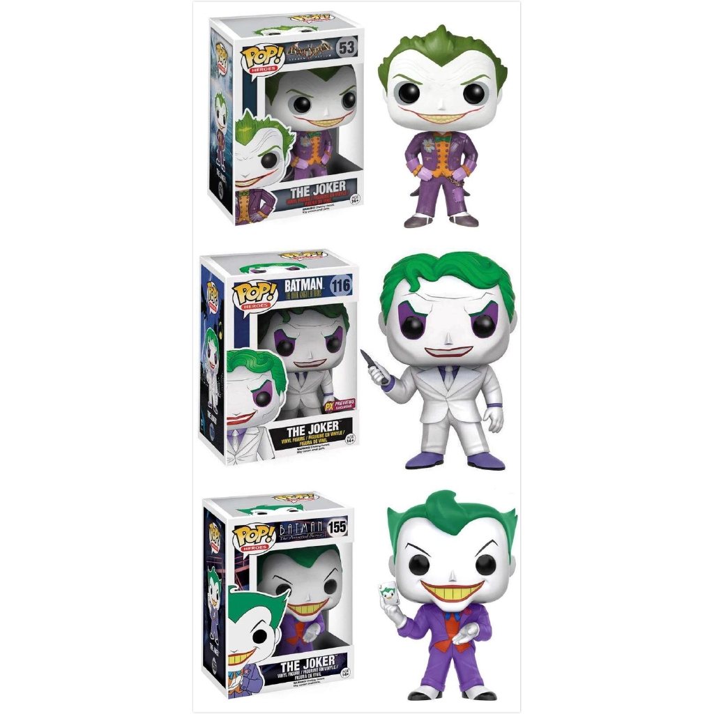 Funko POP 53 116 155 DC Comics Batman: Arkham Asylum THE JOKER Vinyl Figure  Model Toy | Shopee Philippines